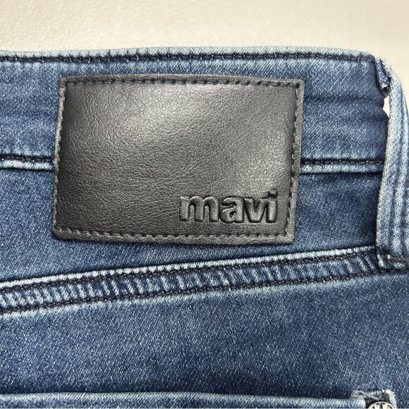 Mavi Athletic Denim Blue Jean Pants Zach Straight Leg Men Size 35 Made in Turkey - Picture 6 of 9